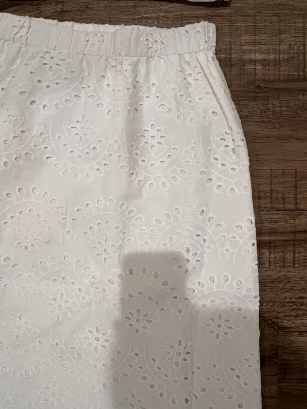 Joie White Eyelet Top & Midi Skirt Set - Picture 3 of 3